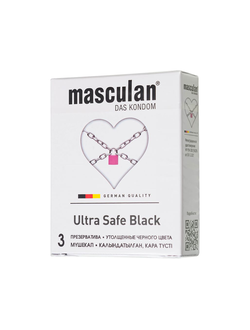 311 Презервативы Masculan, ultra 4, ультрапрочные, 19 см, 5,3 см, 3 шт. (Ultra Safe №3)