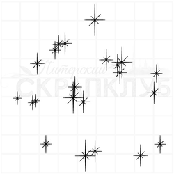 Фоновый штамп с сверкающими звездами