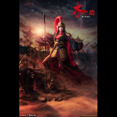 Китайская воительница Мулан (в черном) - КОЛЛЕКЦИОННАЯ ФИГУРКА 1/6 MULAN - Black (PL2023-204A) - TBLeague