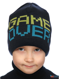 Шапка  21201-02, цвет темно-синий р. 54-56