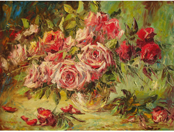 Картина Розовое наслаждение Круглова Светлана