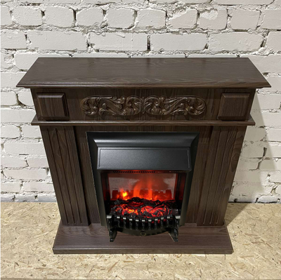 Электрический камин Лидс AO с очагом Fobos