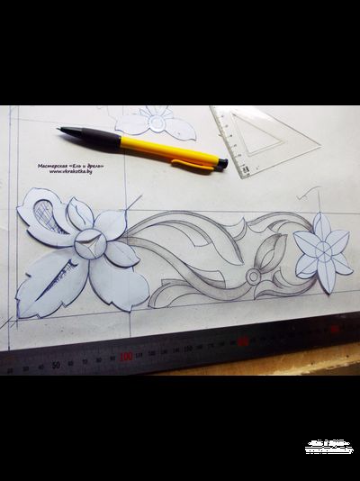 Эскиз 6 Резная рама