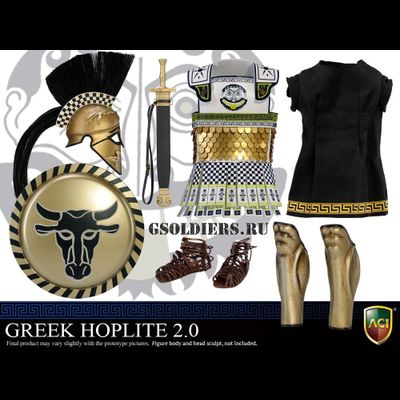 Древнегреческий гоплит - Коллекционная фигурка 1/6 Power Set: Greek Hoplite 2.0 - ACI Toys