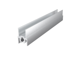 ПРОФИЛЬ ГОРИЗОНТАЛЬНЫЙ ВЕРХНИЙ PREMIAL PLUS ХРОМ МАТОВЫЙ 1м.