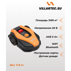 Робот газонокосилка VILLARTEC MI 1202