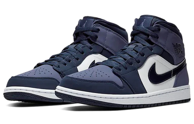 Купить кроссовки Nike Air Jordan 1 Mid Sanded Purple 554724-445