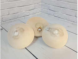 Половина шара 9 см (полусфера) 2 сорт заготовка деревянная