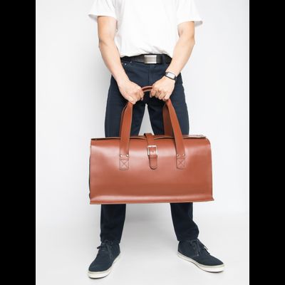 Кожаная дорожная сумка Gavardo Premium red (арт. 
4043-53)