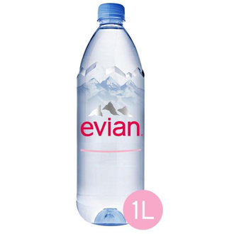 Вода минеральная Evian негазированная 1 л
