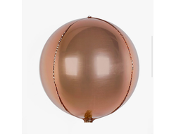 Шар фольгированный Сфера шоколад