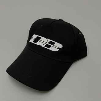 Бейсболка черная с логотипом Deaf Bonce