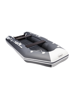 Моторная лодка Аква 3400 НДНД графит/светло-серый