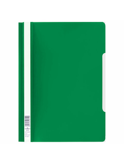 Скоросшиватель пластиковый DURABLE (Германия), А4, 150/180 мкм, зеленый, 2573-05