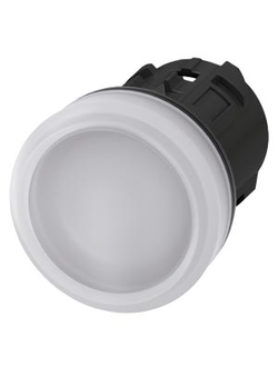 3SU1001-6AA60-0AA0 ЭЛЕМЕНТ СВЕТОВОГО ИНДИКАТОРА С БЕЛЫМ РАССЕИВАТЕЛЕМ, 22MM, КРУГЛ., ПЛАСТИК, РАССЕИВАТЕЛЬ МАТОВЫЙ