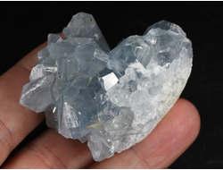 Целестин голубой, друза кристаллов, Мадагаскар (50*33*30 мм, 98 г) №37785