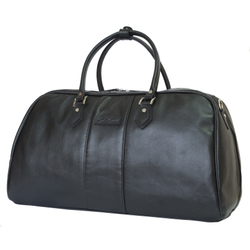 Кожаная дорожная сумка Normanno black (арт. 4007-01)