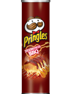 Pringles Memphis orig BBQ 158g (14 шт)