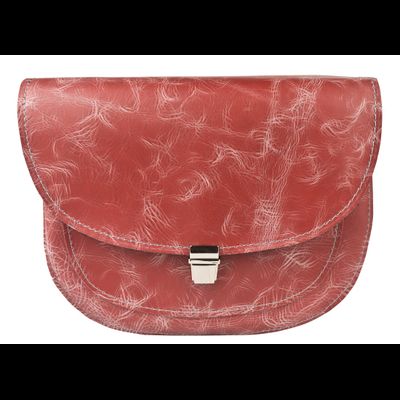 Кожаная женская сумка Amendola red (арт. 8003-08)