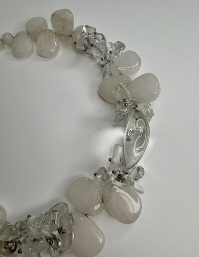Ожерелье из кварца и горного хрусталя