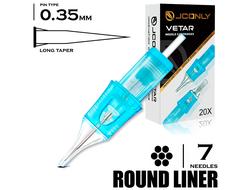 7 RLLT/0,35mm - Round Liner Long Taper "JCONLY VETAR"