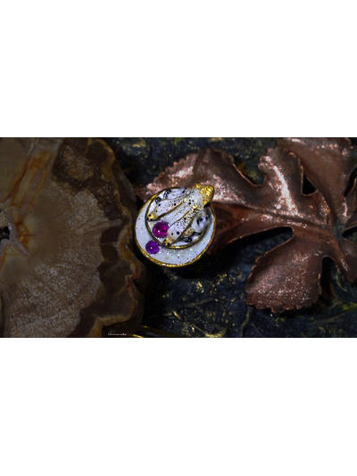 Кольцо с лягушкой &quot;Двойняшка Кваквази&quot;, реплика Дневного Светлячка