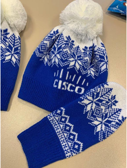 Шапка + варежка