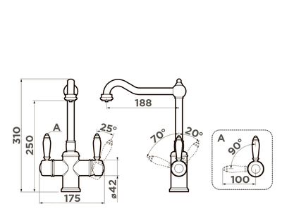 Смеситель OMOIKIRI TOTTORI