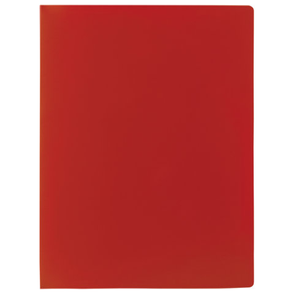 Папка на 2 кольцах STAFF, 21 мм, красная, до 170 листов, 0,5 мм, 225718