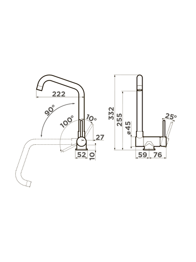 Смеситель OMOIKIRI MORI