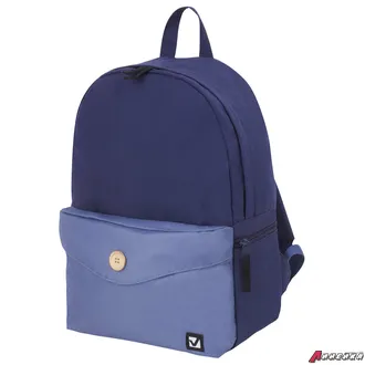 Рюкзак BRAUBERG универсальный, SYDNEY «Blue», 38×27×12 см. 228838