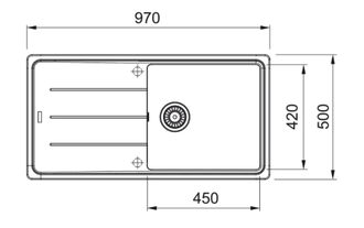 Мойка Franke Basis BFG 611-97