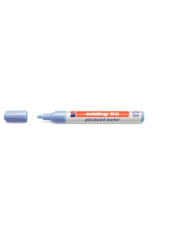 Маркер для стеклянных досок Edding E-90/010 голубой (толщина линии 2-3 мм)