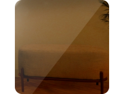 Уголок декоративный из нержавеющей стали Лука ПУ 10НСЗ(304).2700.004 Зеркало бронза