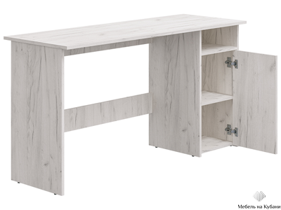 Фронда-7 стол письменный с тумбой Крафт светлый