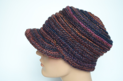 Разноцветная вязаная фуражка кепи Vizio Италия 8010 TV