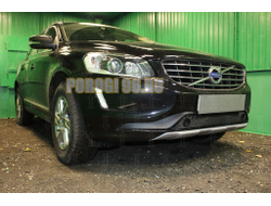 Защита радиатора Volvo XC60 2013-2017 с парктроником black