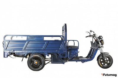 Грузовой электротрицикл Rutrike D4 1800 60V1200W серый