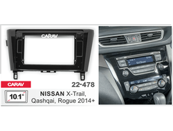 ПЕРЕХОДНАЯ РАМКА CARAV 22-478 NISSAN Qashqai 2014+ RNS-FC473 , PF967