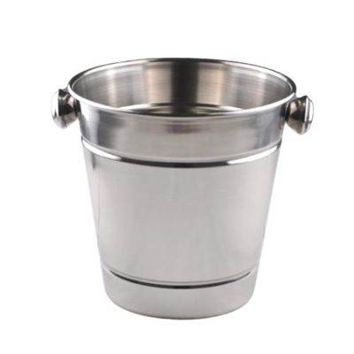 Ведро для льда d=14 см. 1,6 л. нержавеющая сталь