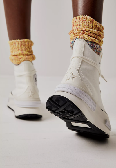 Кеды Converse Run Star Legacy CX белые высокие на платформе