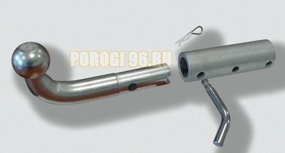 Фаркоп с нержавеющей пластиной Лидер-Плюс для Lexus RX-300 1997-2003