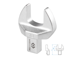 Насадка рожковая серии "FIT", 18 мм, 9х12 мм KING TONY 34501118M