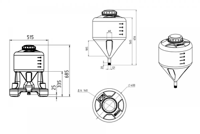 Емкость ЦКТ 35 стандарт чертеж