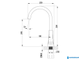 Смеситель для кухни Unit LM4555C