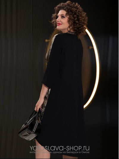 Нарядное платье с переливом и подрезом под грудью