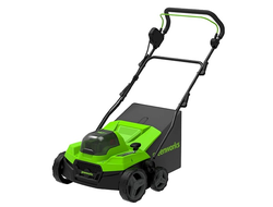 Аэратор-скарификатор аккумуляторный Greenworks GD40SC38II, 40V, бесщеточный