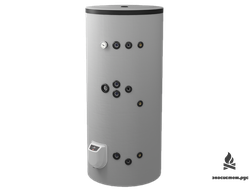 Комбинированный напольный водонагреватель 500л, с двумя теплообменниками, эмалированный