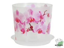 Кашпо Деко 2,4л 160мм (Орхидея микс)