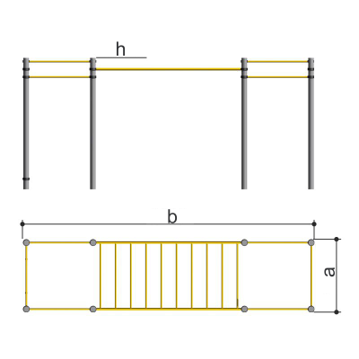 Спортивное оборудование для Workout Romana 501.16.01